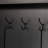 ON-TREND Farmhouse Wooden Style Hall Tree With 6 Hooks