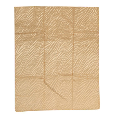 Tapis beige / brun unique de 8 pi 1 po x 10 pi One-of-a-Kind