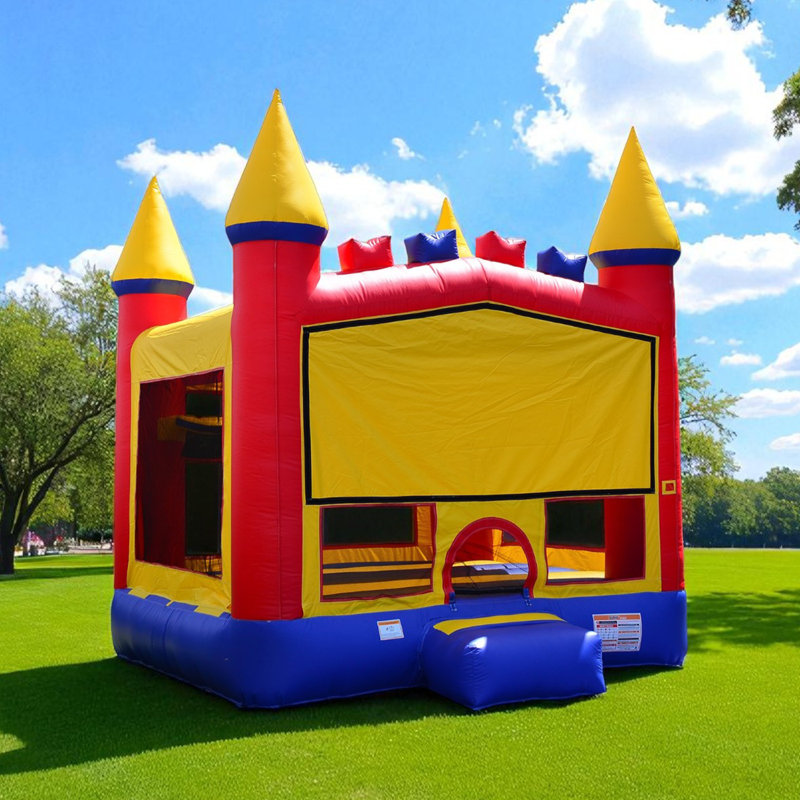 Jeu gonflable JumpOrange Rainbow de qualité commerciale (avec ventilateur)