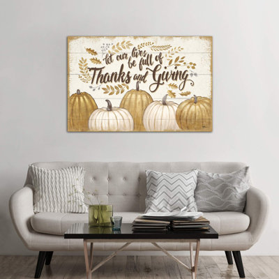 Grateful Season V by Janelle Penner - Wrapped Canvas Print