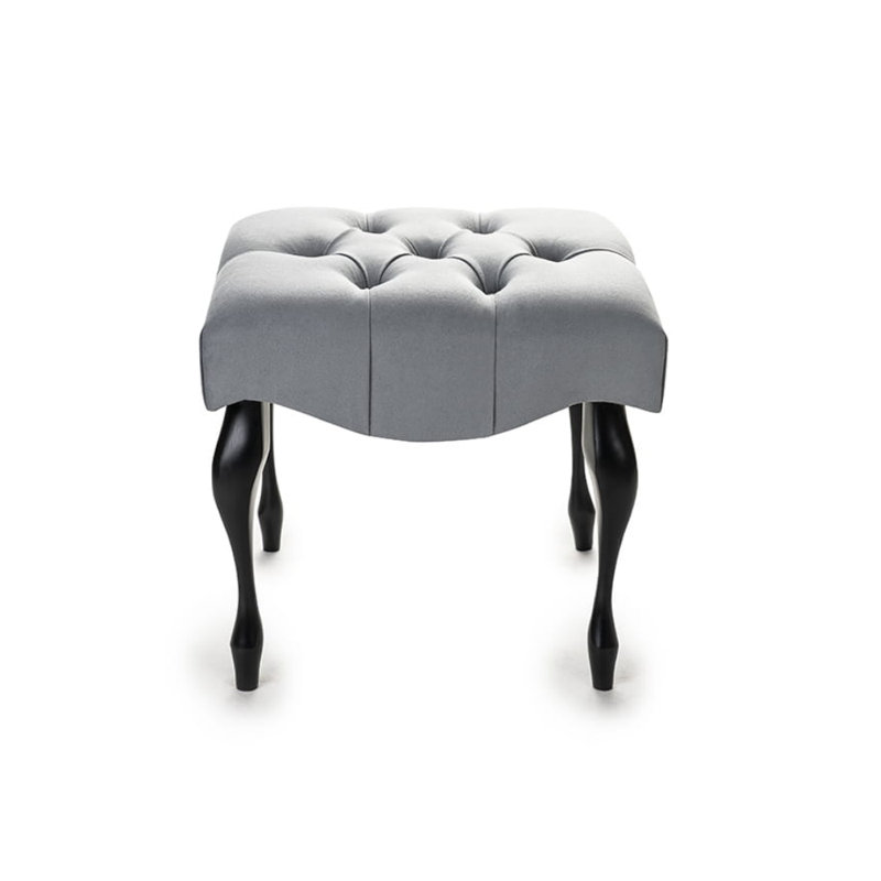 Mtecombe 100% Polyester Upholstered Bench, Black