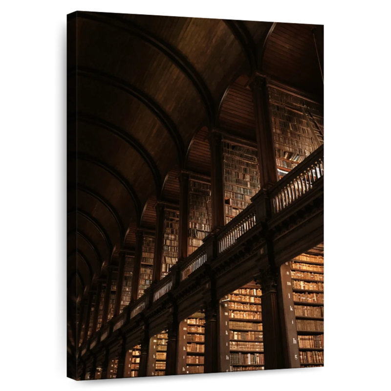 Lilie Trinity College Library, 39" H x 26" W