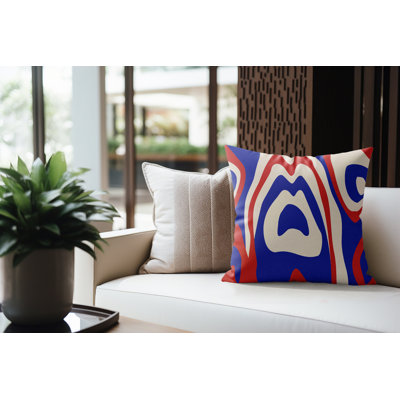 Coussin intérieur en suède à imprimé animal Shia