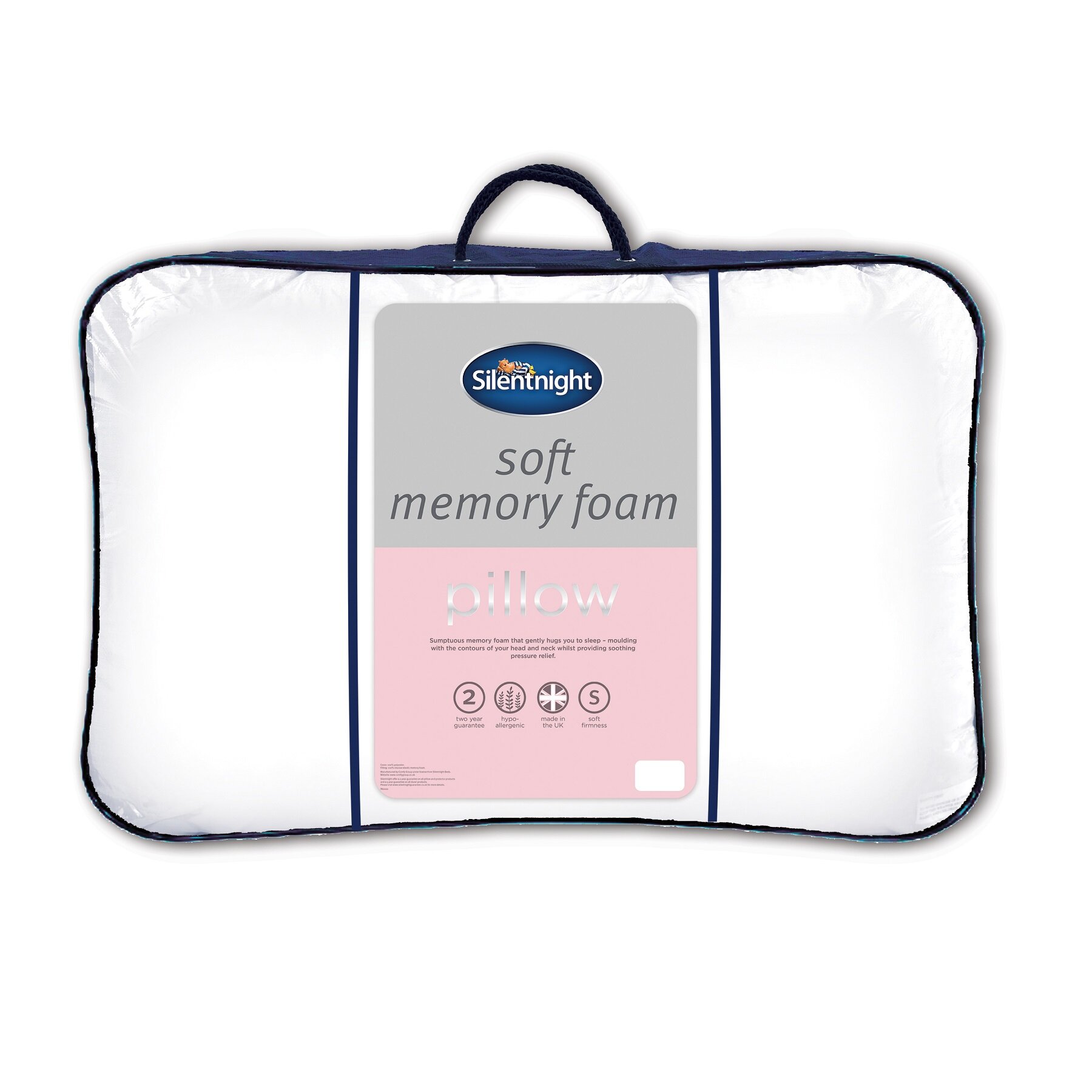 Silent night traditional memory foam sale pillow