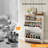 Hidden Shoe Cabinet With 3 Flip Drop-Down Door-1894525330