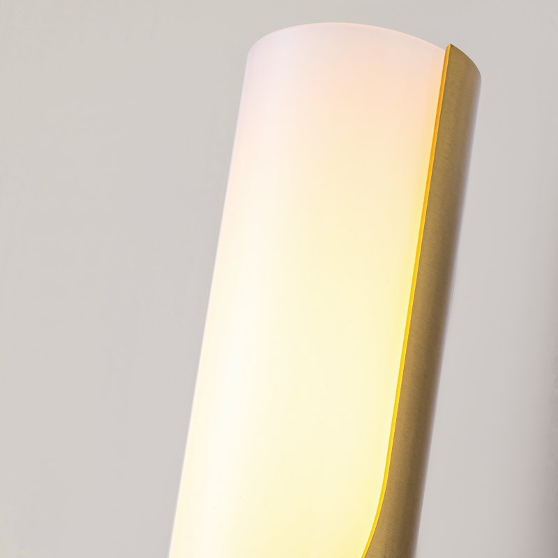 15''H 1-Light Tube Dimmable Bathroom Wall Sconce