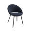 Ensemble de 2 chaises d'appoint Klaus Black Boucle & Black Finish