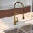 Commercial-Style 2-Function Pull-Down Single-Handle Kitchen Faucet-126446266