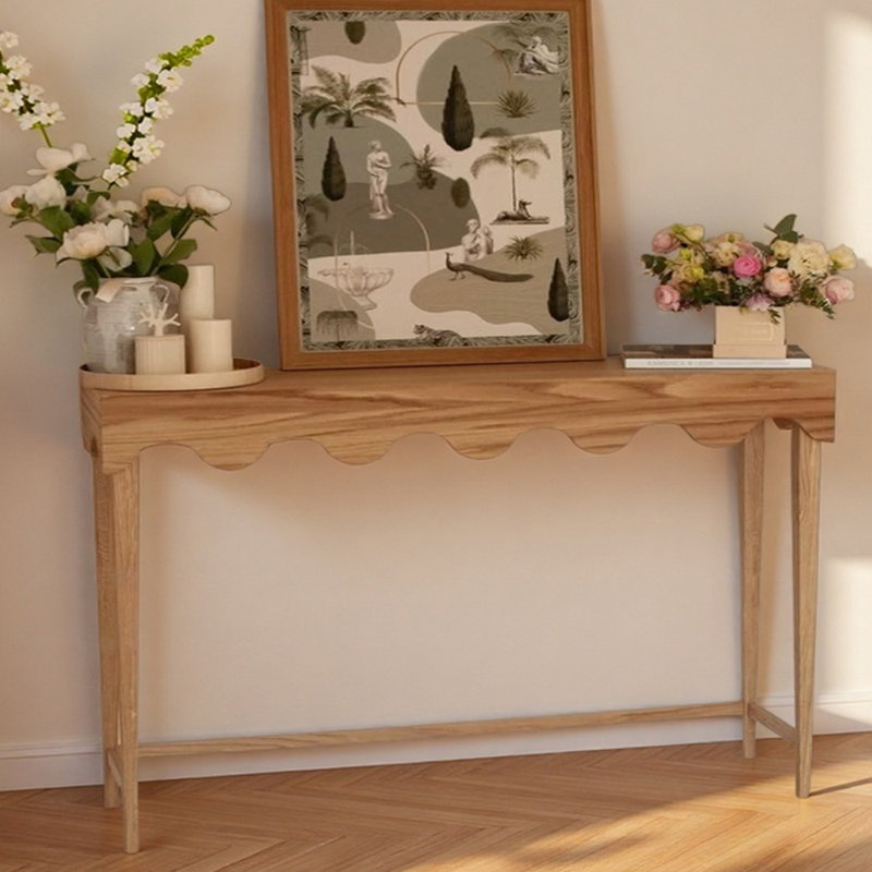 Table d'entrée Mid-Century, H 31,5 po x l 70,9 po x P 13,8 po