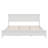 Modern White Solid Wood Platform Bed-646579867