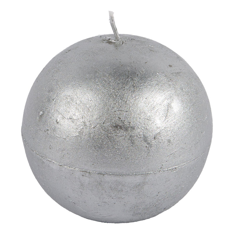 Unscented Novelty Candle, Silver