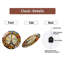 Eiffel Tower Decorative Wall Clock Stained Glass Art - 12'' Modern Glass Wall Clock