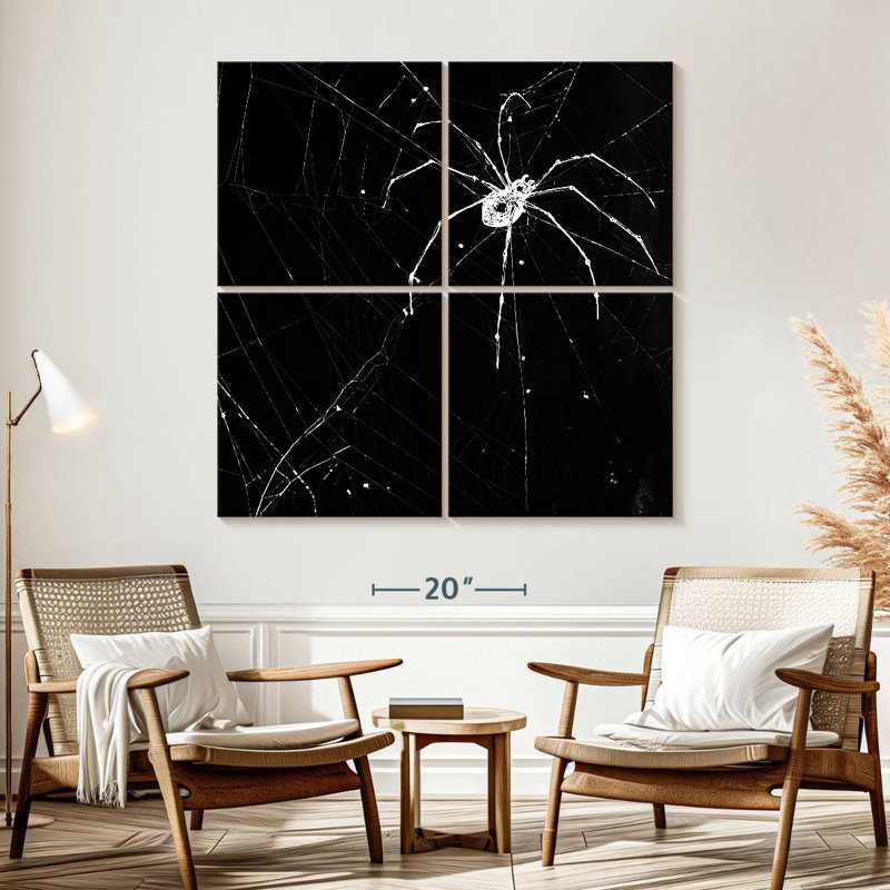 Brampt Halloween Spider, 57" H x 57" W