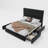 Platform Storage Bed With Wooden Slats And Velvet Upholstered Headboard-1185815961-1185815964