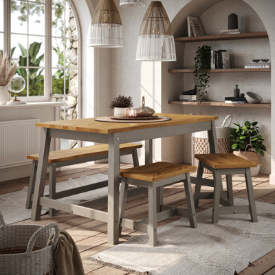 Staton Solid Wood Bench