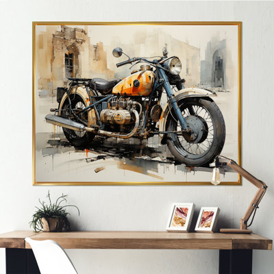 Souvenir de motocyclette rétro