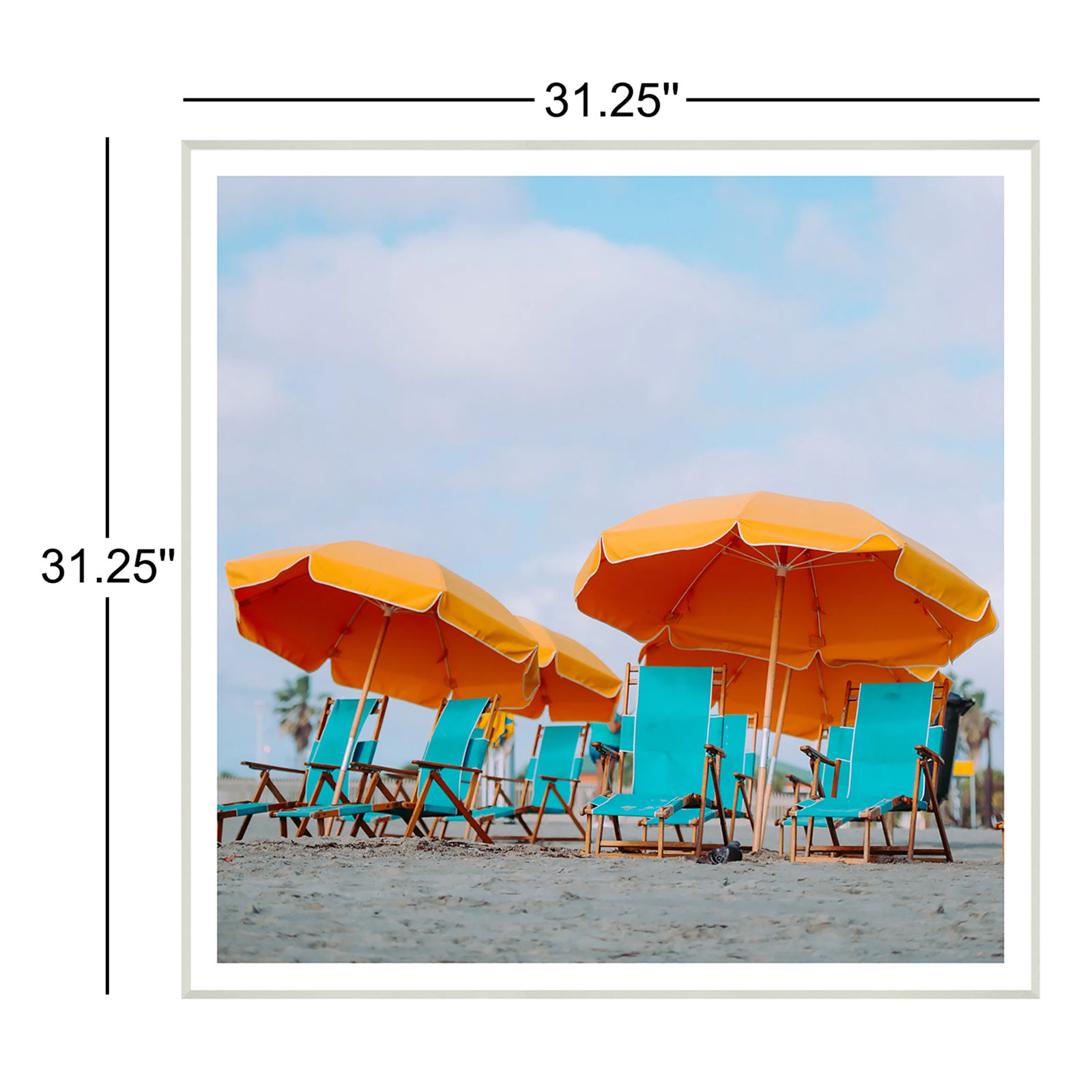 Yellow Umbrellas Photograph Print