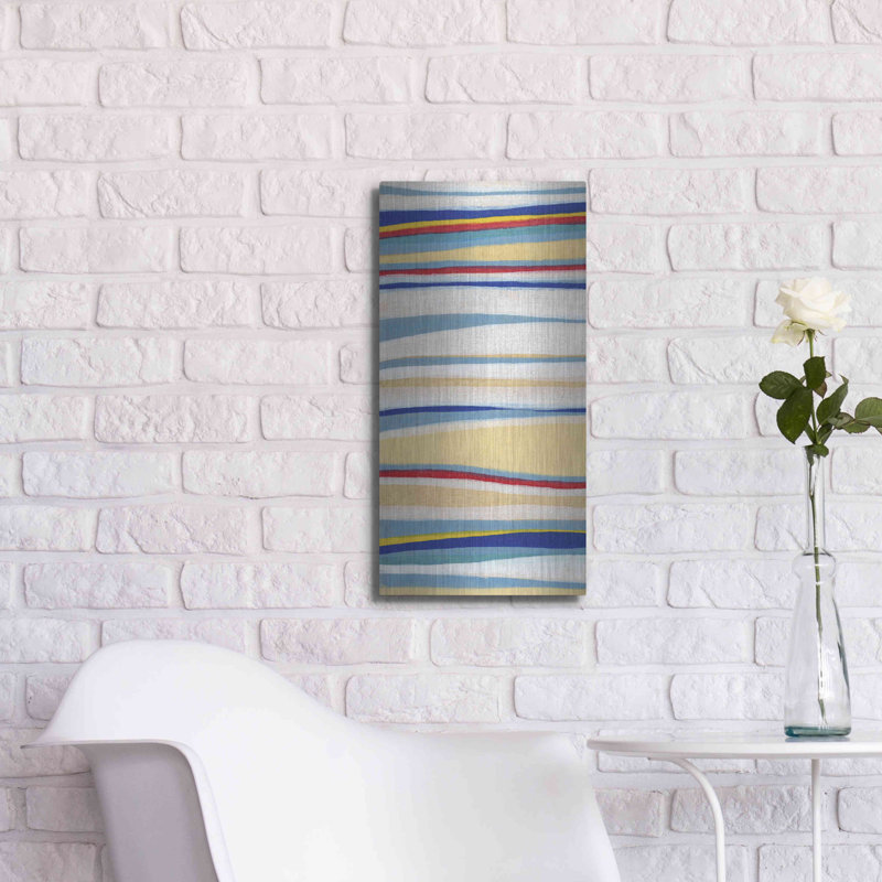 «Wavy Lines I» par Nikki Galapon, H 24 po x l 12 po
