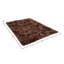 Tapis brun à poils longs lavable en fausse fourrure-67921112