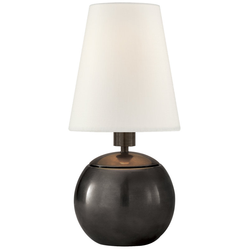 Terri Table Lamp, Bronze, 10.25" H x 5" W x 5" D