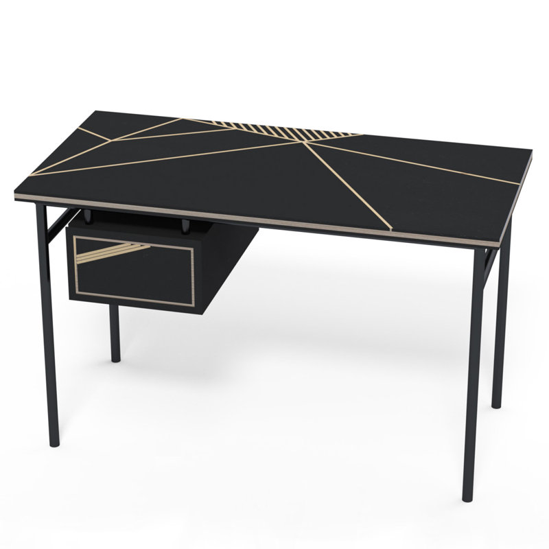 Aurelle Metal Base Writing Desk