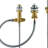 Rough For 3-Hole Roman Tub Filler With Single Handle