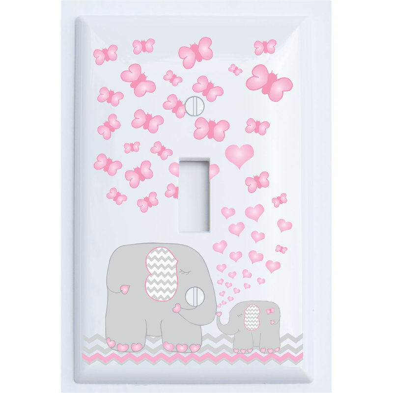 Elephant 1-Gang Toggle Light Switch Wall Plate