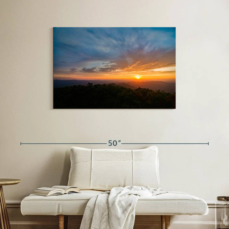 Alvord Gorgeous Georgia Sunset, 26" H x 39" W