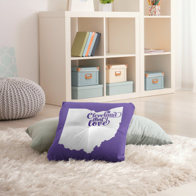 Coussin de plancher touffeté