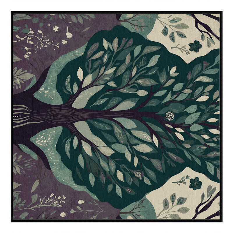 Midnight Arbor Rug, Square 6'