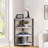 Kempst 4-Tier Corner End Table Triangular Sofa Table Corner Cabinet For Living Room-1808138529