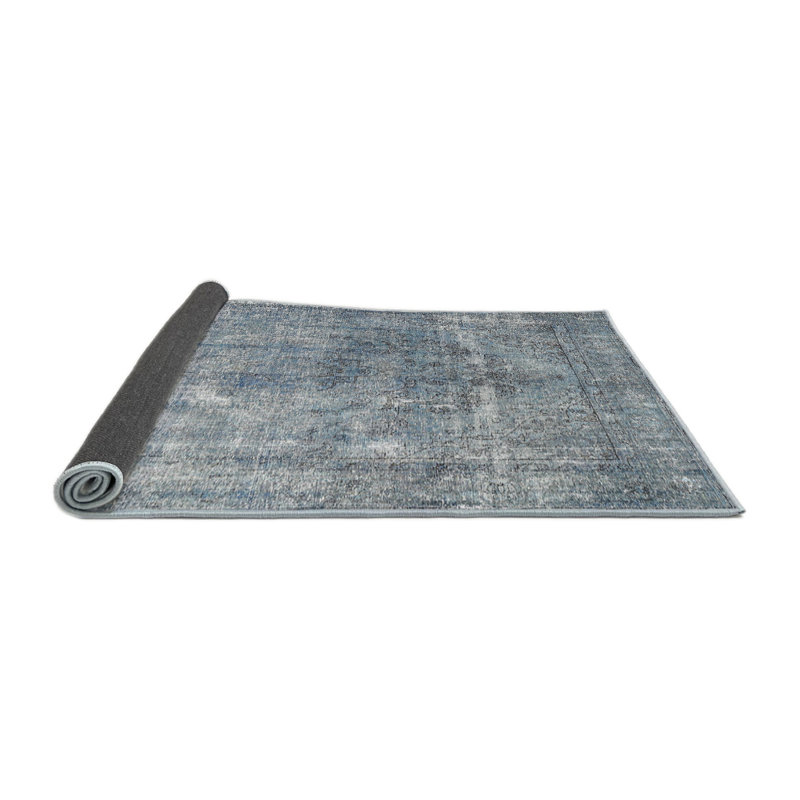Tapis oriental bleu / gris Decorah, Rond 7 pi