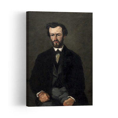 Antony Valabrègue, 1866, Portrait impressionniste abstrait contemporain, estampe murale