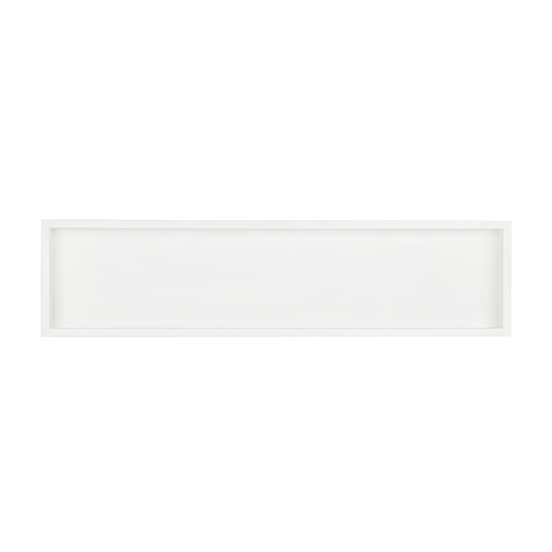Niche de douche rectangulaire encastrée 48 po x 12 po en acier inoxydable de calibre 18 blanc crème