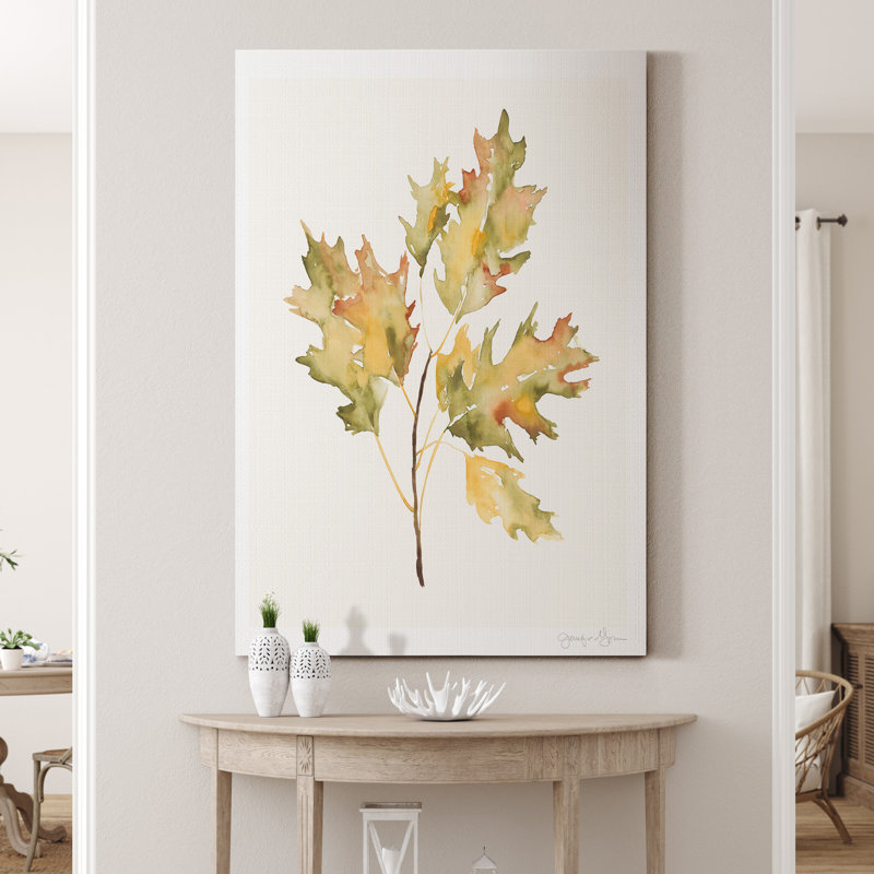 «Fall Study II», reproduction d'art sur toile tendue, H 12 po x l 8 po x P 1 po
