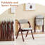 Chaise rembourrée empilable rembourrée et rembourrée-106112529