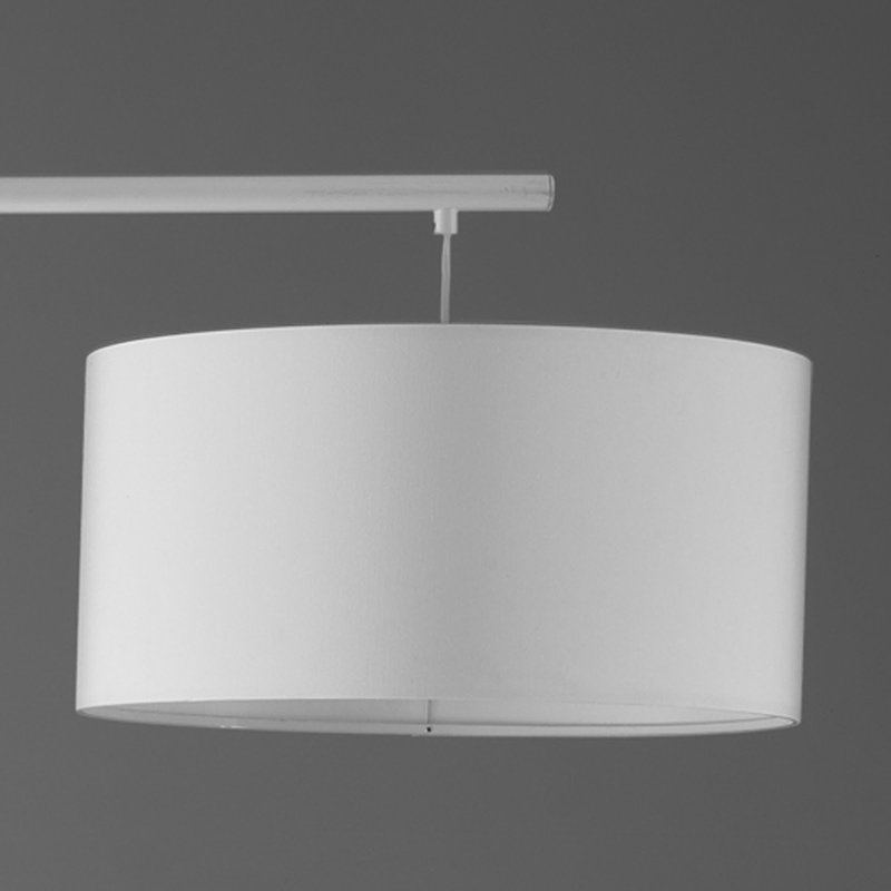 Israel 210cm White Task Floor Lamp