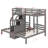 Twin Over Twin & Twin Bunk Bed With Drawer