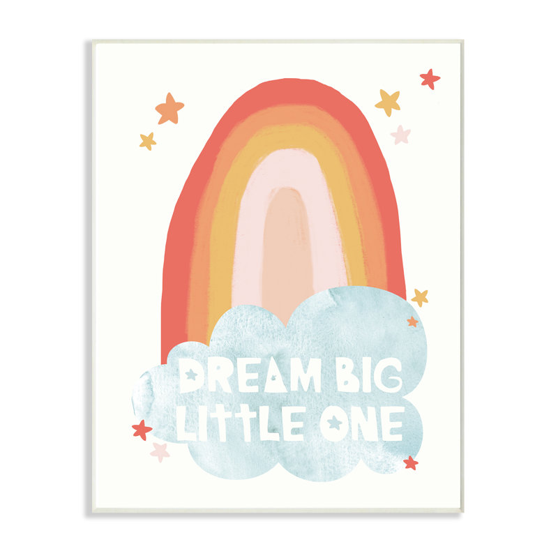 Décoration murale big little one mod little avec cloud kids Seman, Plaque murale, H 19 po x l 13 po x P 0,5 po