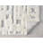 Oheneba Collection Modern Abstract Cream and Gray Area Rug-1518928318