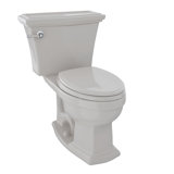 Clayton® 1.28 GPF (Water Efficient) Elongated Two-Piece Toilet (Seat not included)