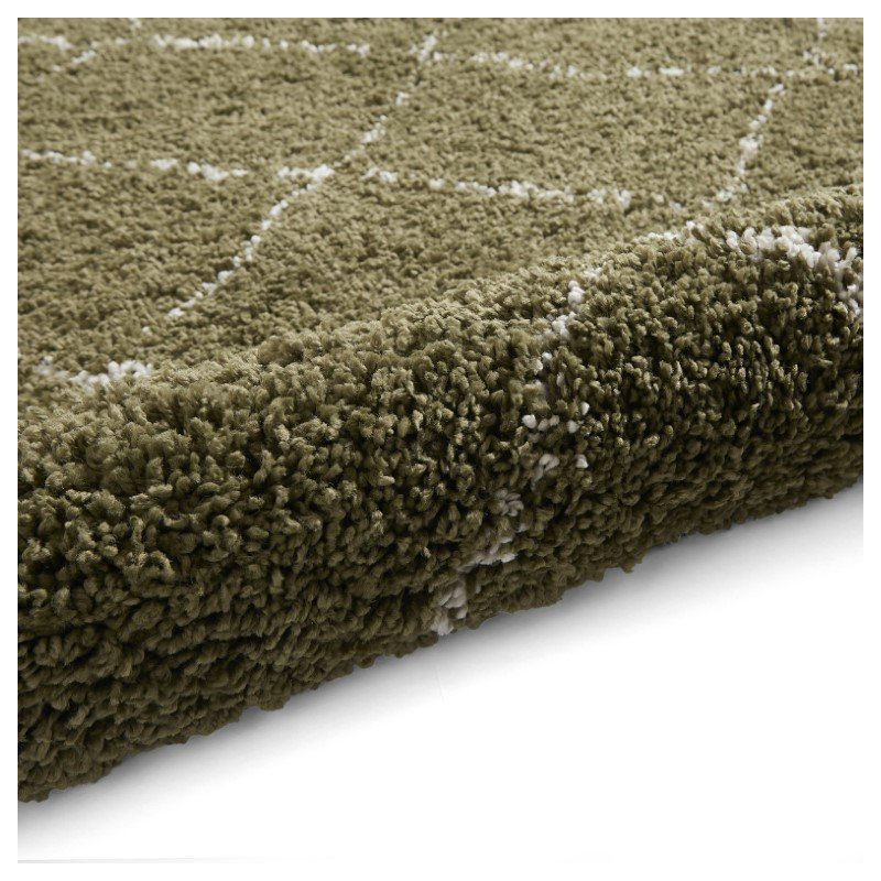 Pechler area rug Machine Woven Green, Rectangle 80 x 150cm