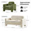 3 - Piece Living Room Set-132843853
