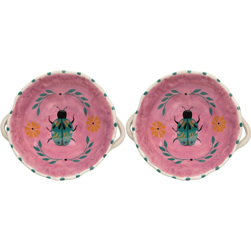 Set of 2 Bowl Footed Amulet