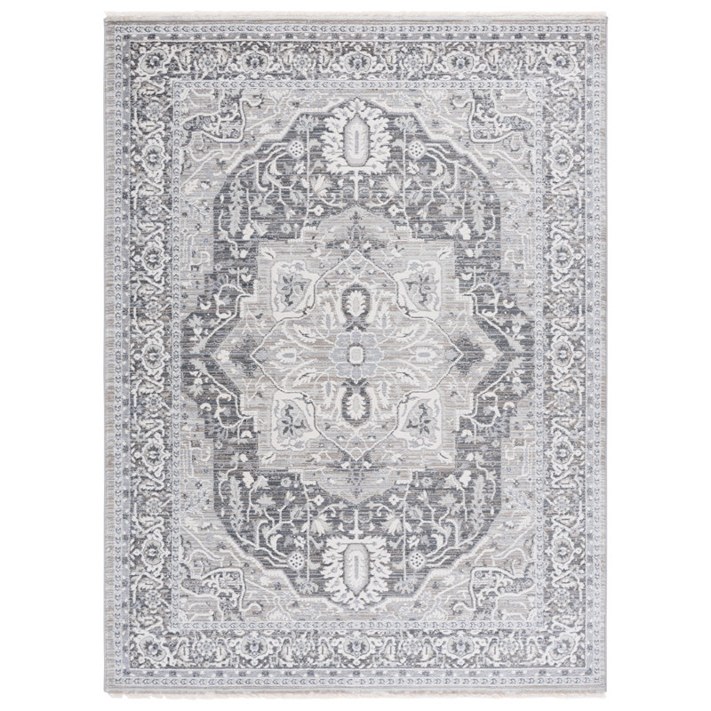 Tapis oriental en polyester Clover 1270, Rectangle 5 pi x 7 pi