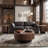 Solid Mango Wood Round Coffee Table-185056277