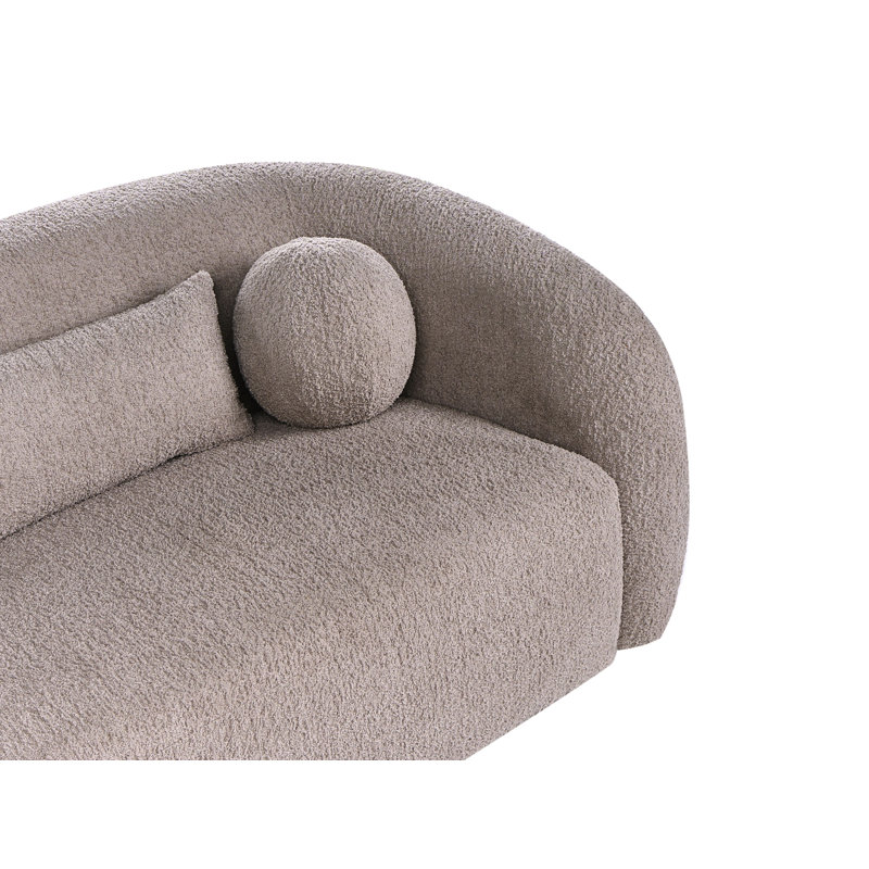 Sofa 2 Seater EGEDAAL Boucle, Taupe