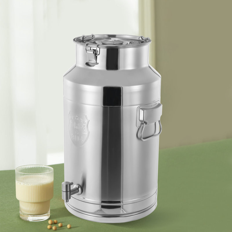 Seau à lait en acier inoxydable 35L avec robinet 