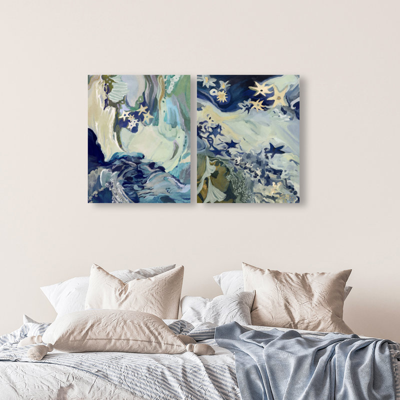 Mermaid Dream Set Set by Oliver Gal, 72"H x 60"W, Gallery Wrapped