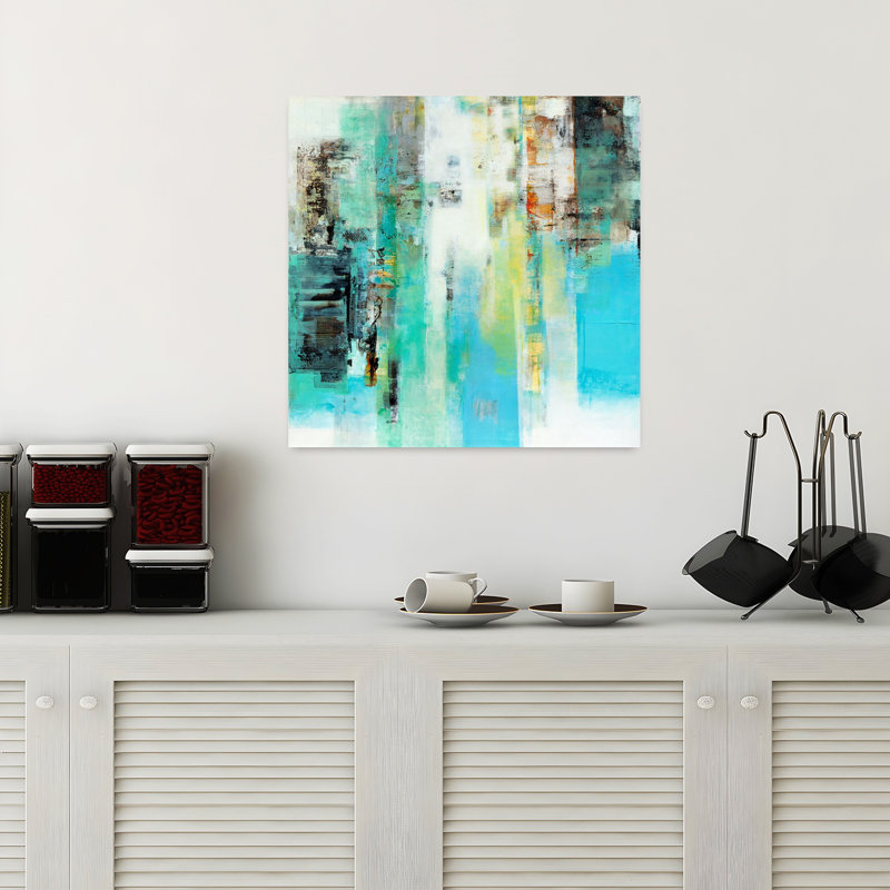 Série Caminos 22, art abstrait contemporain, H 18 po x l 18 po